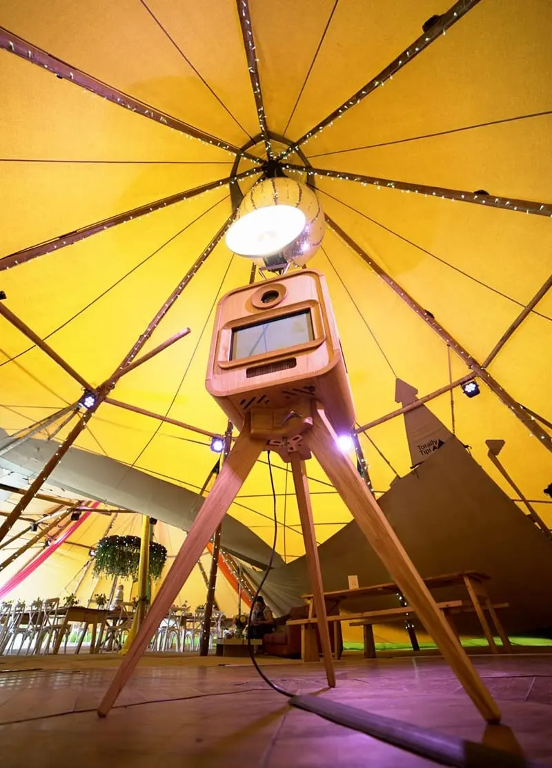 Vintage photobooth at a shopping mall event in Ghaziabad